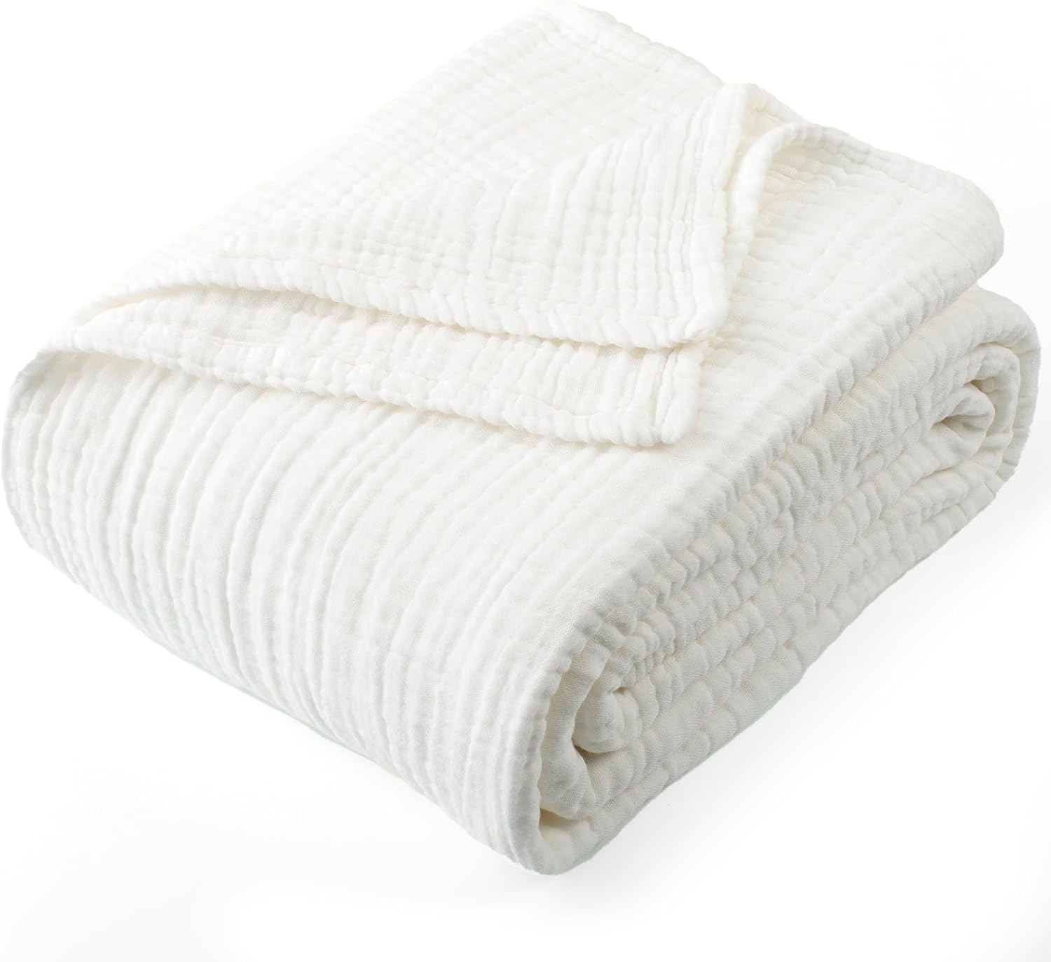 100% Cotton Muslin Throw Blanket for All Seasons and Styles
