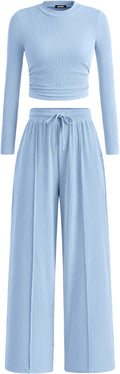 BTFBM Casual 2 Piece Sets For Women Fall Outfits - Chic Lounge Set