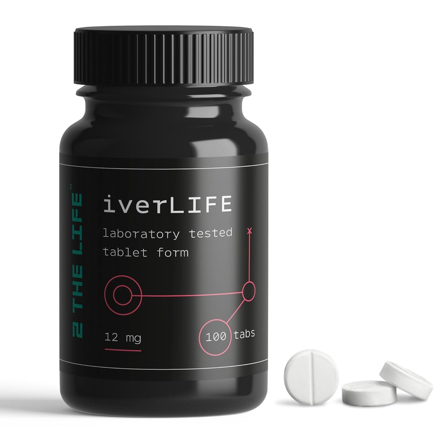 Iverlife 12mg Tablets - 100 Count for Laboratory Use