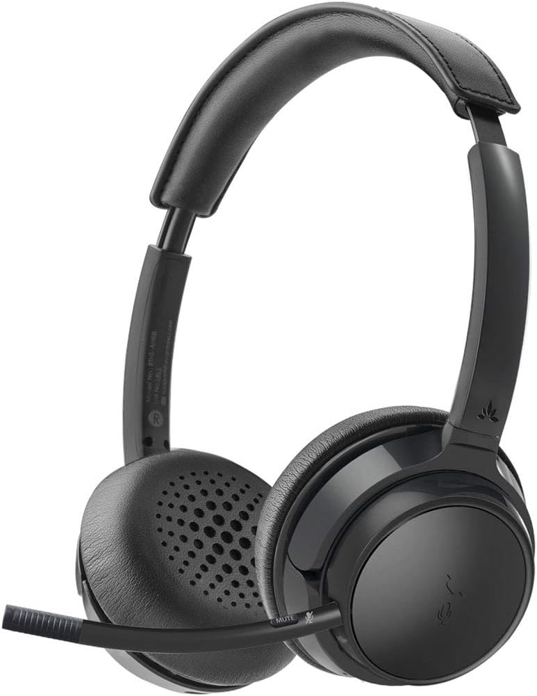 Avantree AH6B On-Ear Headphones - 22Hrs Playtime, Premium Sound