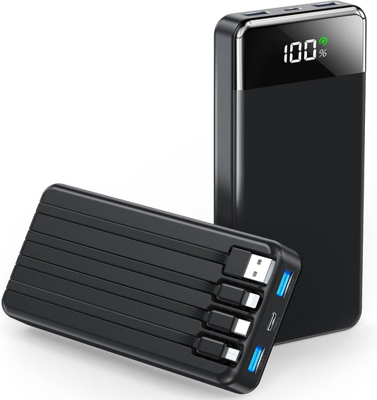 Ultra Fast Charging Power Bank - 4 Cables Included
