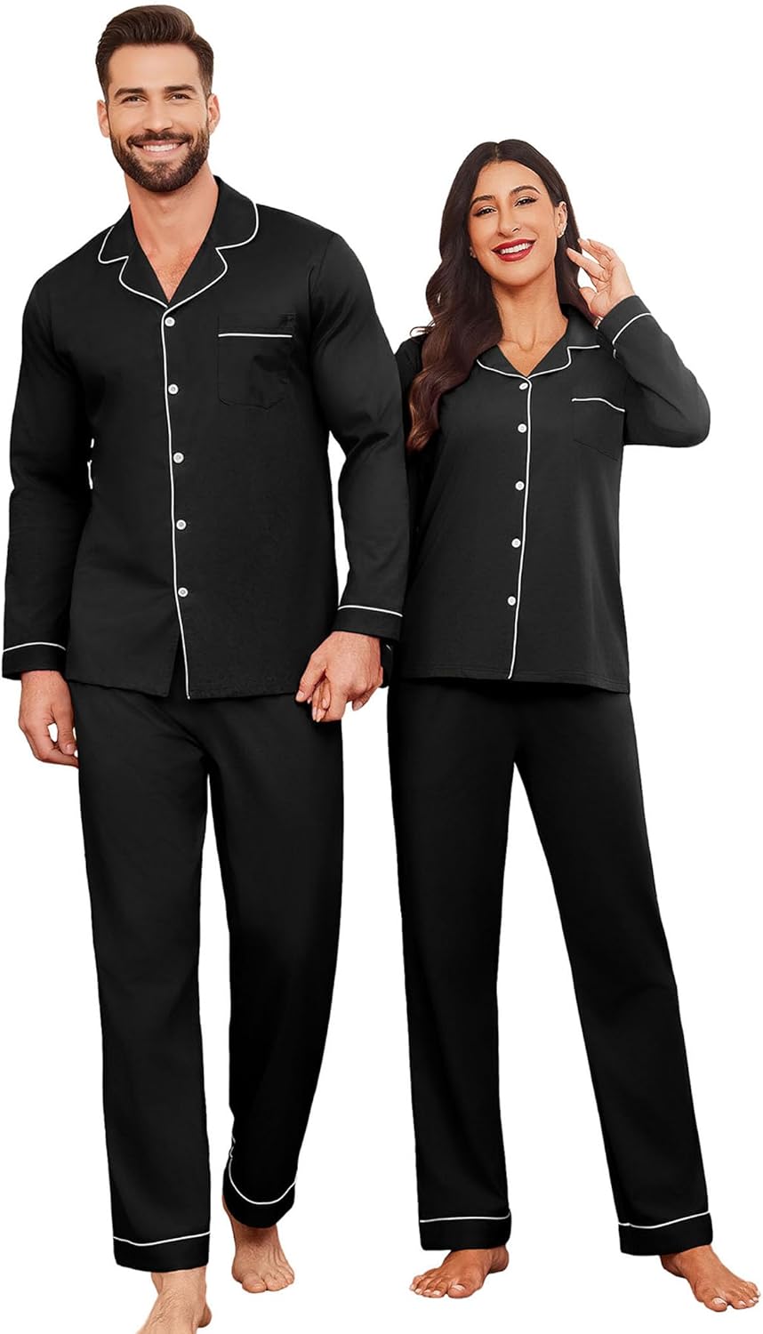Ekouaer Couple Matching Pajamas for Ultimate Comfort and Style