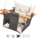 Canvas Baby Swing Seat with Safety Belt - Indoor & Outdoor Toddler