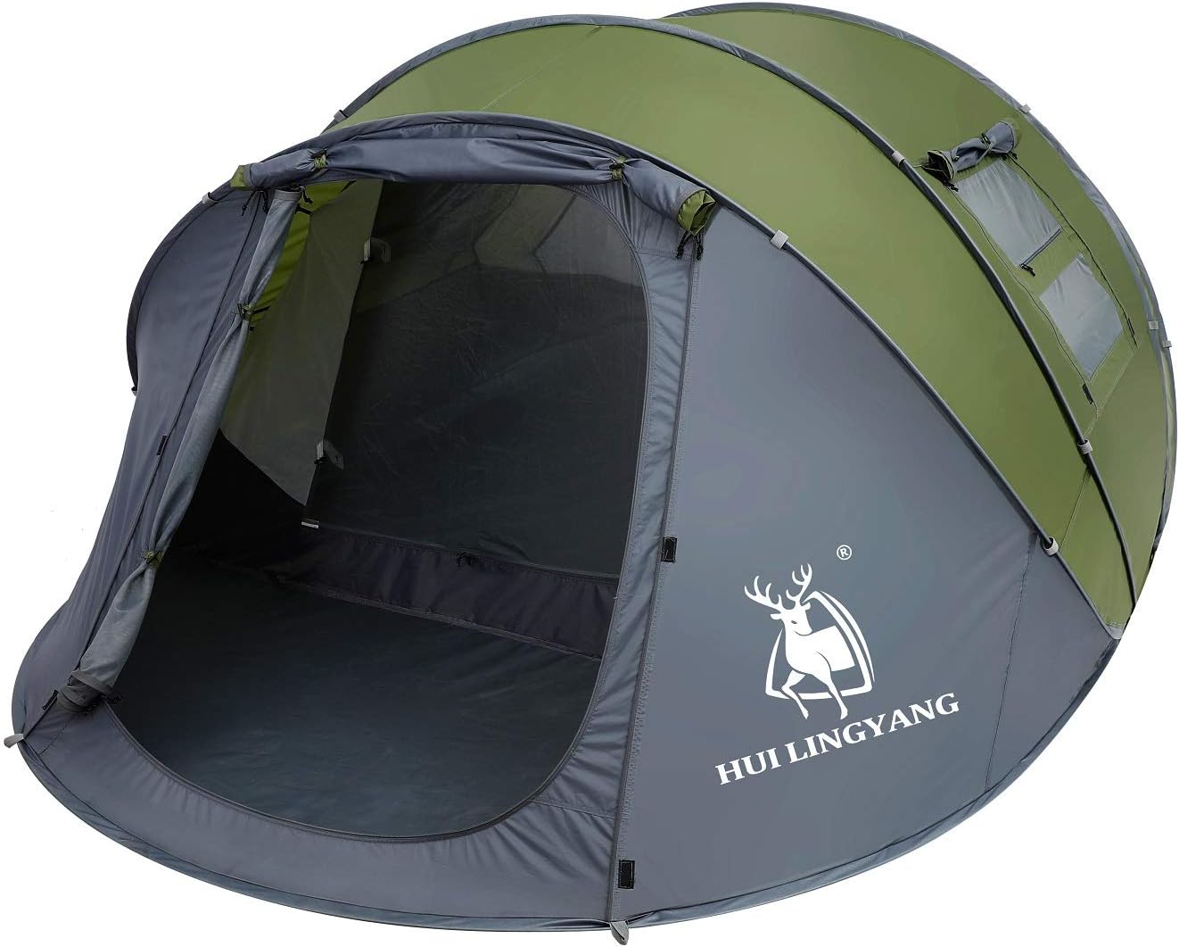 HUI LINGYANG 6 Person Pop Up Tent - Instant Waterproof Shelter