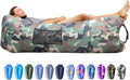 Inflatable Lounger Air Sofa Hammock with Headrest - Supports 650lbs