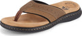DOCKERS Men's Laguna Thong Sandal - Comfortable Memory Foam Flip Flop
