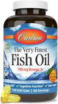 Carlson The Very Finest Fish Oil - 700 mg Omega-3s, Orange