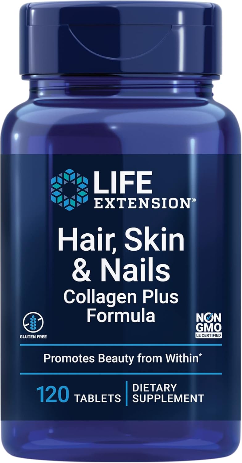 Life Extension Hair, Skin, & Nails Collagen Plus for Beauty