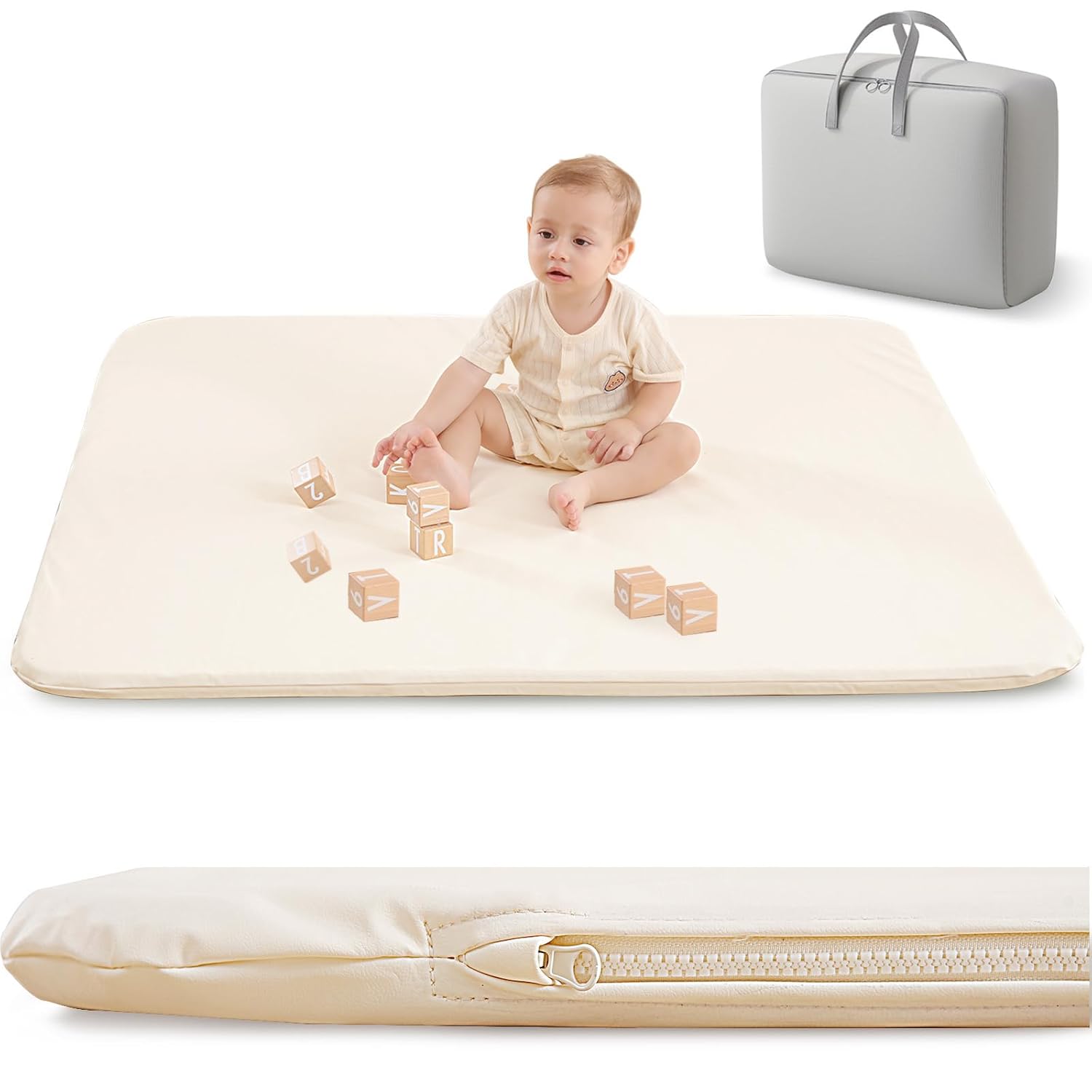 Ultra Soft Waterproof Baby Play Mat - Safe Play Area