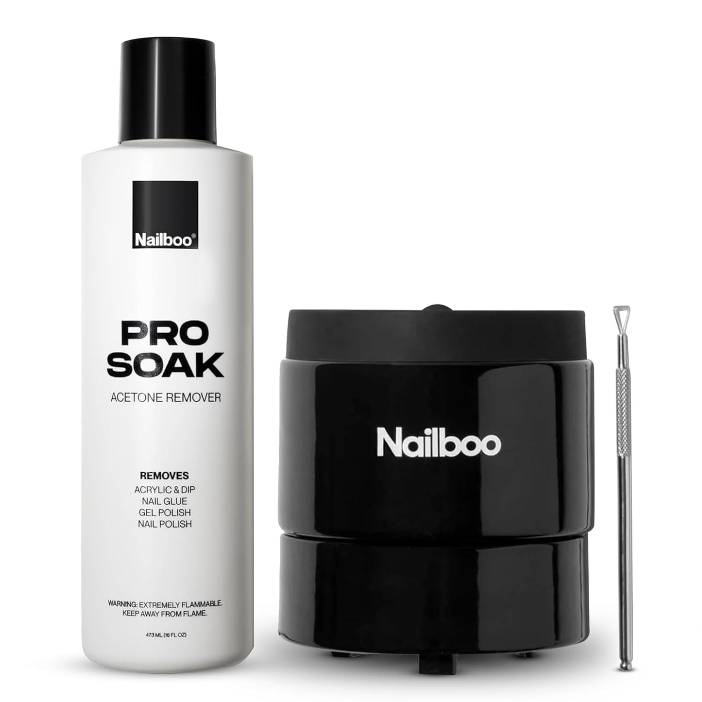 Nailboo Acetone Nail Polish Remover Kit for Easy Home Use
