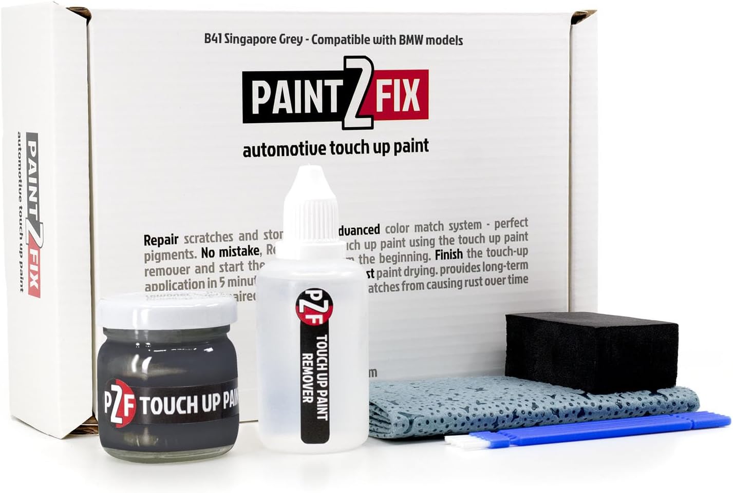 B41 Singapore Grey Touch-Up Paint & Scratch Repair Kit for BMW