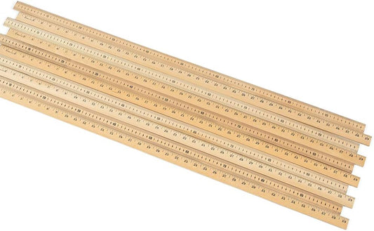 Wood Economy Meterstick for School Classroom and Home Use