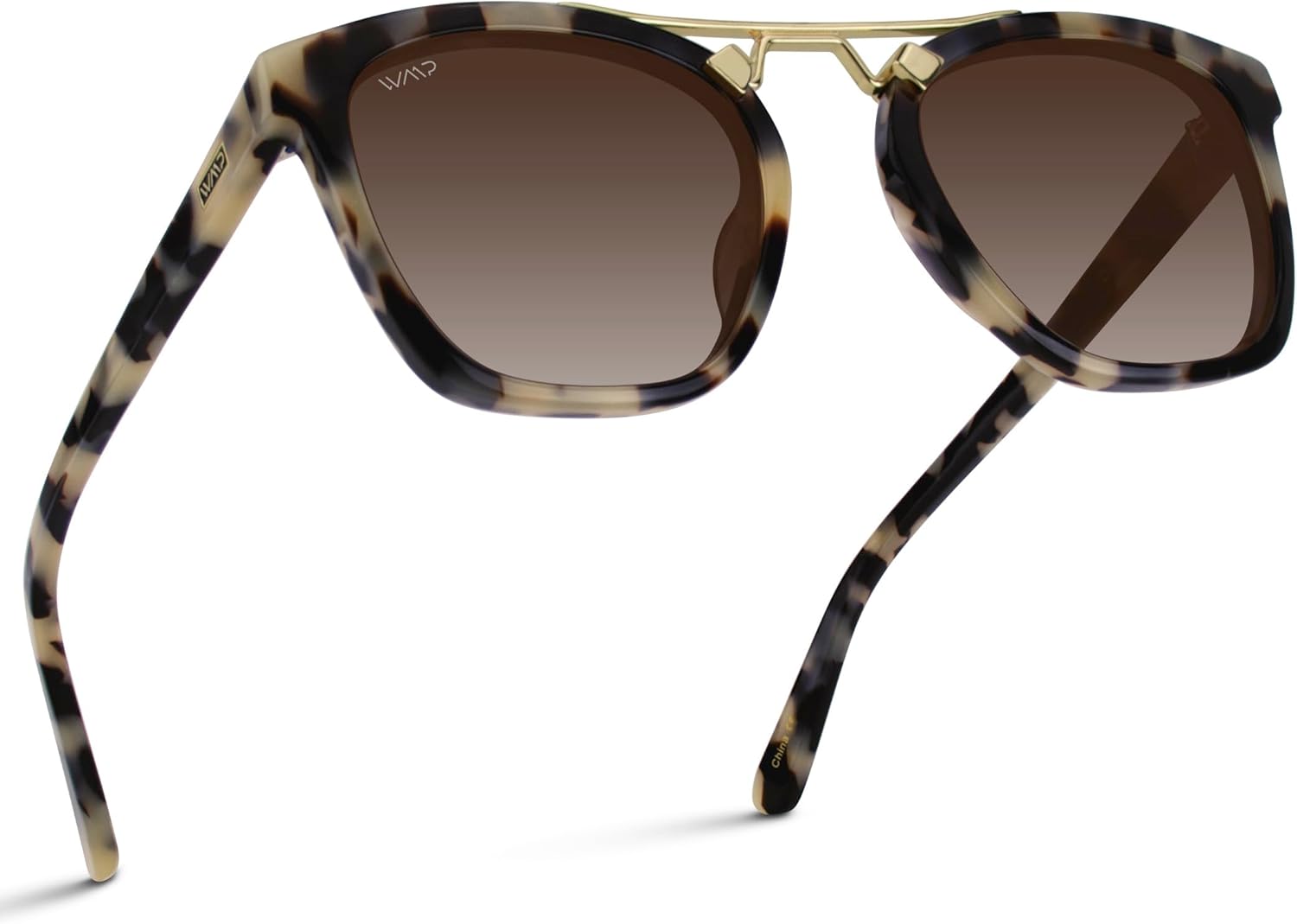 Oversized Polarized Sunglasses for Women - Vintage Square Style