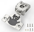 Furniware 60 Pieces 1 in Overlay Soft Close Hinges - Smooth Silent