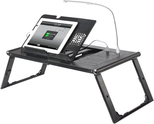 Etable - Portable Lap Desk with Power Bank