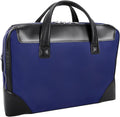 17 in Nylon Dual-Compartment Laptop Briefcase for Professionals