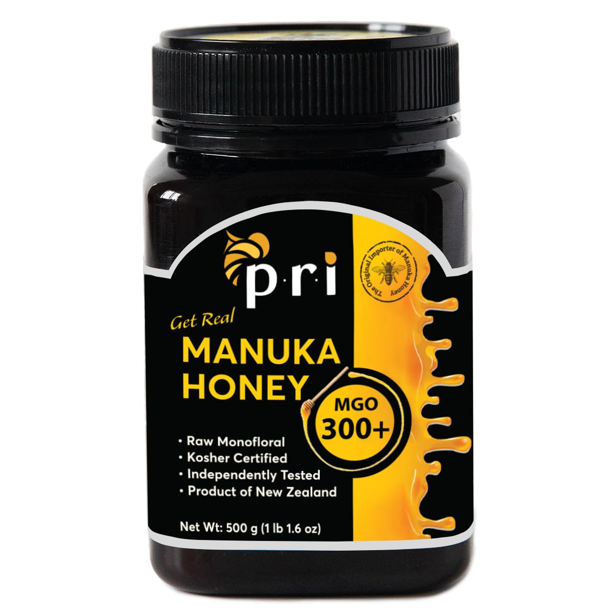 Premium MGO 300+ Manuka Honey from New Zealand for Wellness