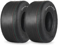13x6.50-6 Tubeless Lawn Mower Tire 2 Pack - Smooth Turf, 4 Ply
