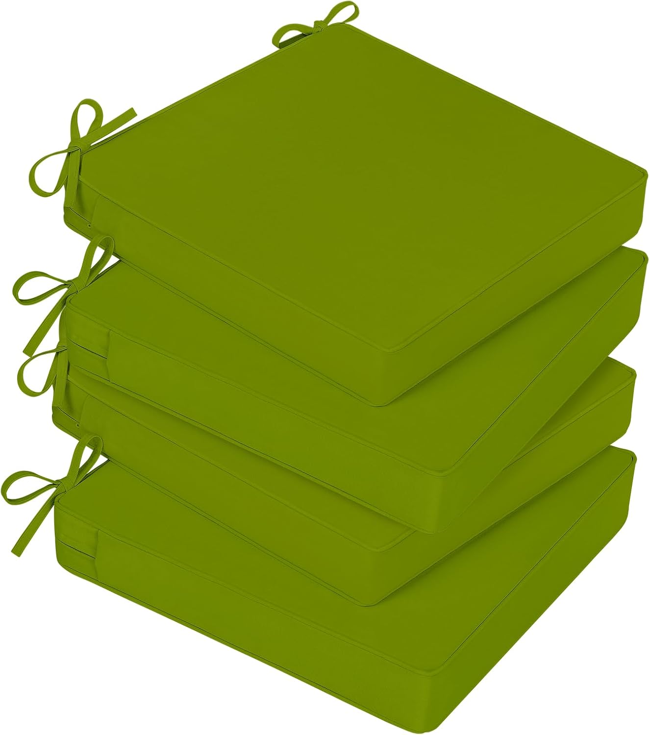 Comfortable Waterproof Outdoor Chair Cushions Set of 4 for Patio