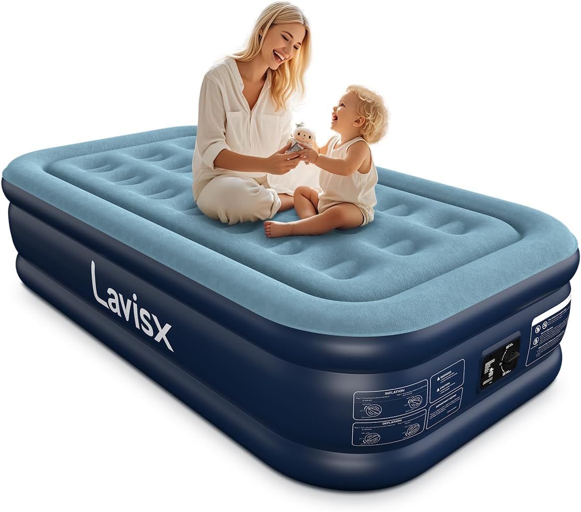 Twin Air Mattress with Built in Pump for Ultimate Comfort