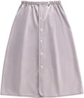 WEEOATAR Full Open Adult Diaper Skirt - Reusable Waterproof Pad (Grey