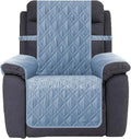 Ameritex Waterproof Nonslip Recliner Cover Stay in Place - Stoneblue