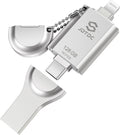 Genuine Apple MFi 3 in 1 iPhone Flash Drive 128GB - Secure Backup