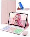 Samsung Galaxy Tab A9+ 11in Keyboard Case with Backlit Dazzle - Pink