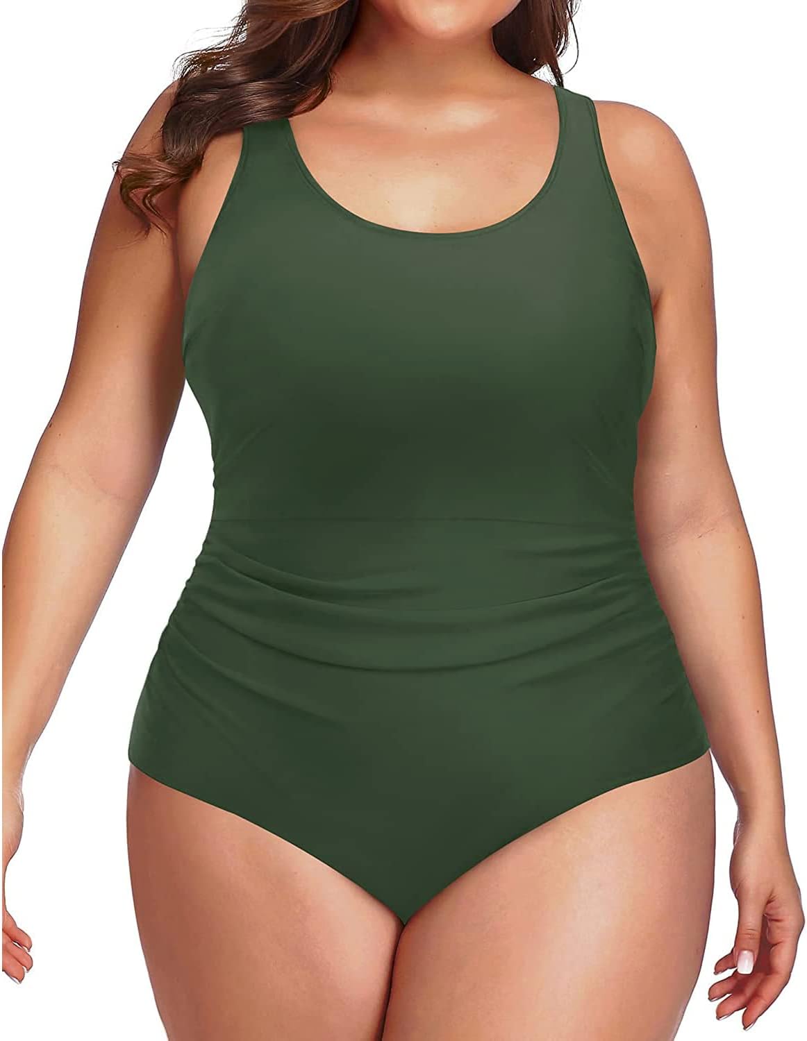 Daci Women Plus Size One Piece Swimsuit for Tummy Control