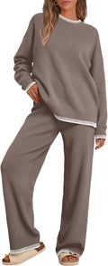 LILLUSORY 2 Piece Knit Lounge Sets Womens Matching (Style R75N)