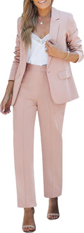 luvamia Women's Two Piece Pants Suit Set - Dressy Business Casual