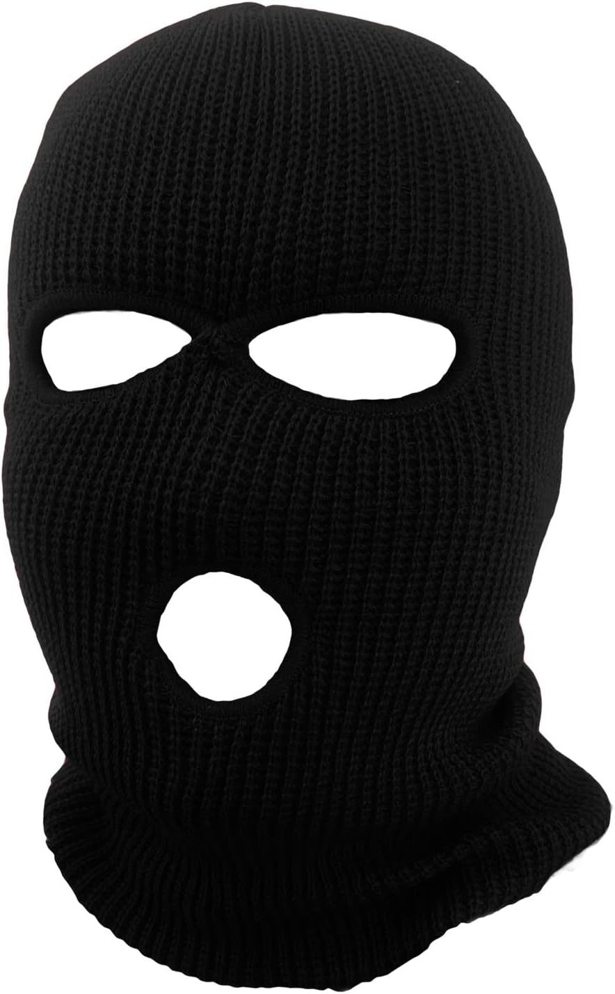 Ski-Warm 3-Hole Beanie Mask for Men and Women