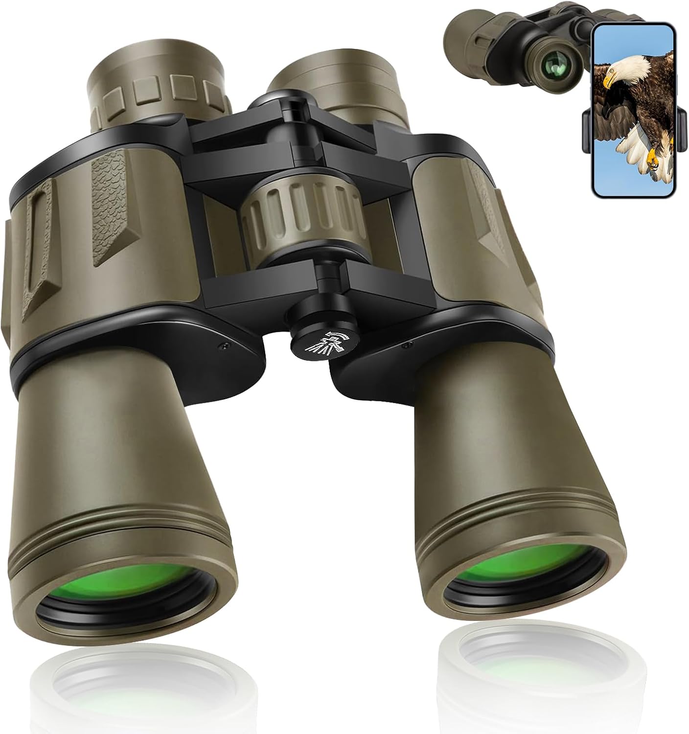 20x50 High Powered Binoculars for Adults - Compact Waterproof