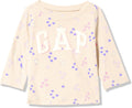 GAP Baby Girls' Brannan's Favorites Logo Long Sleeve Tee - Soft