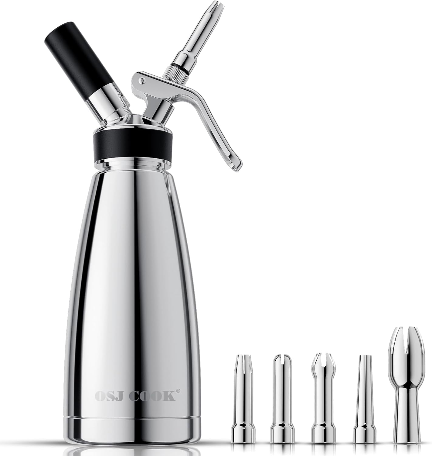 Stainless Steel Whipped Cream Maker - Stay Cold & Hot!