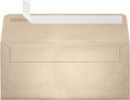 LUXPaper #10 Business Envelopes Taupe Metallic - Peel & Press Seal