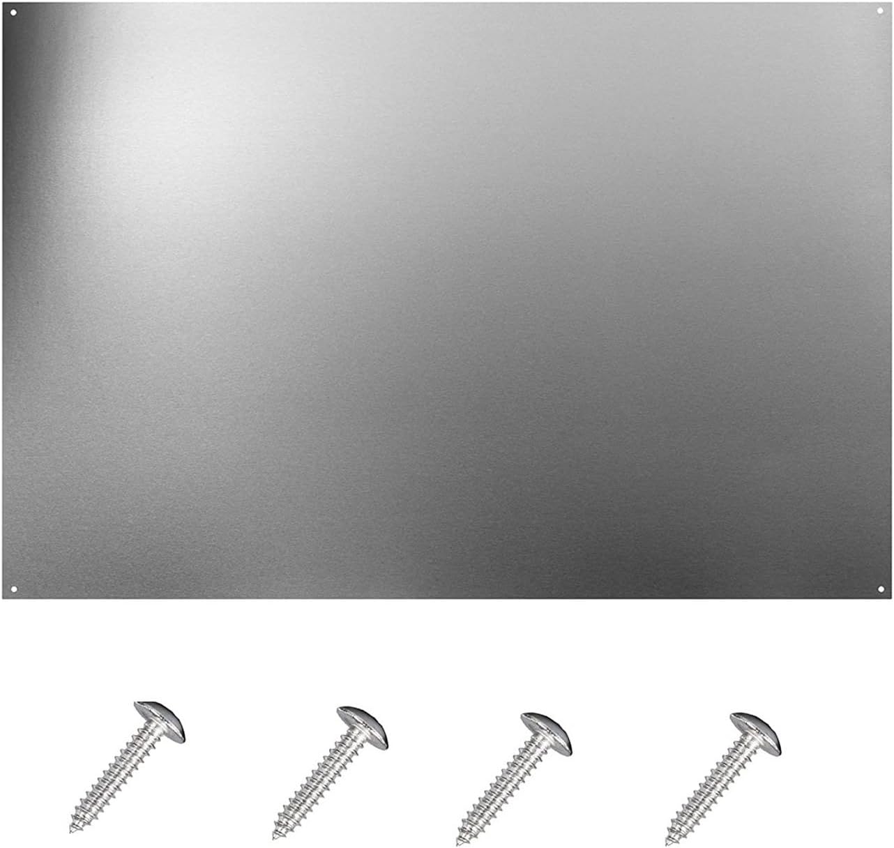 Stainless Steel Backsplash for Kitchen Range Hood Protection
