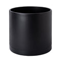 12 in Plastic Planter Pot with Drainage and Seamless Saucer - Durable