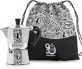 Bialetti Moka Express 90th Anniversary Edition 3-Cup - Decorative