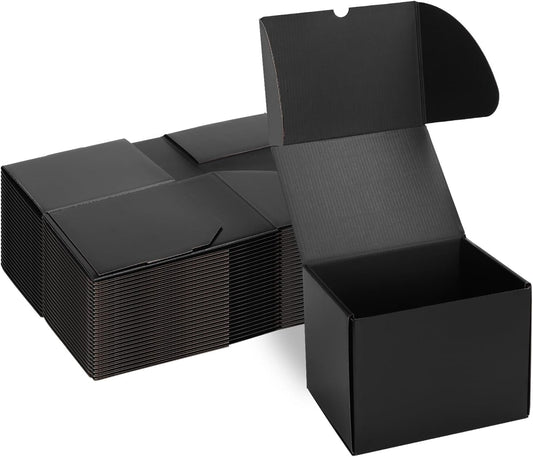 Black Small Shipping Boxes for Packaging and Gift Giving Needs
