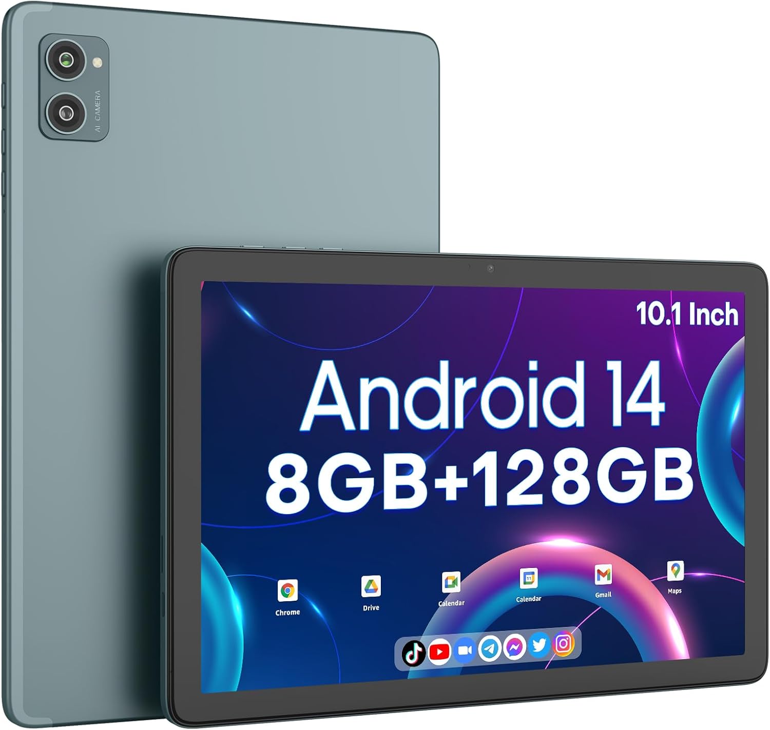 Android Tablet 10.1 inch with 8GB RAM and 128GB Storage