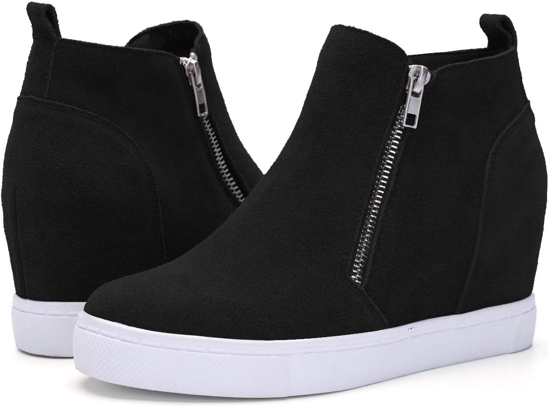 Athlefit Women's Wedge Sneakers for Comfort and Style