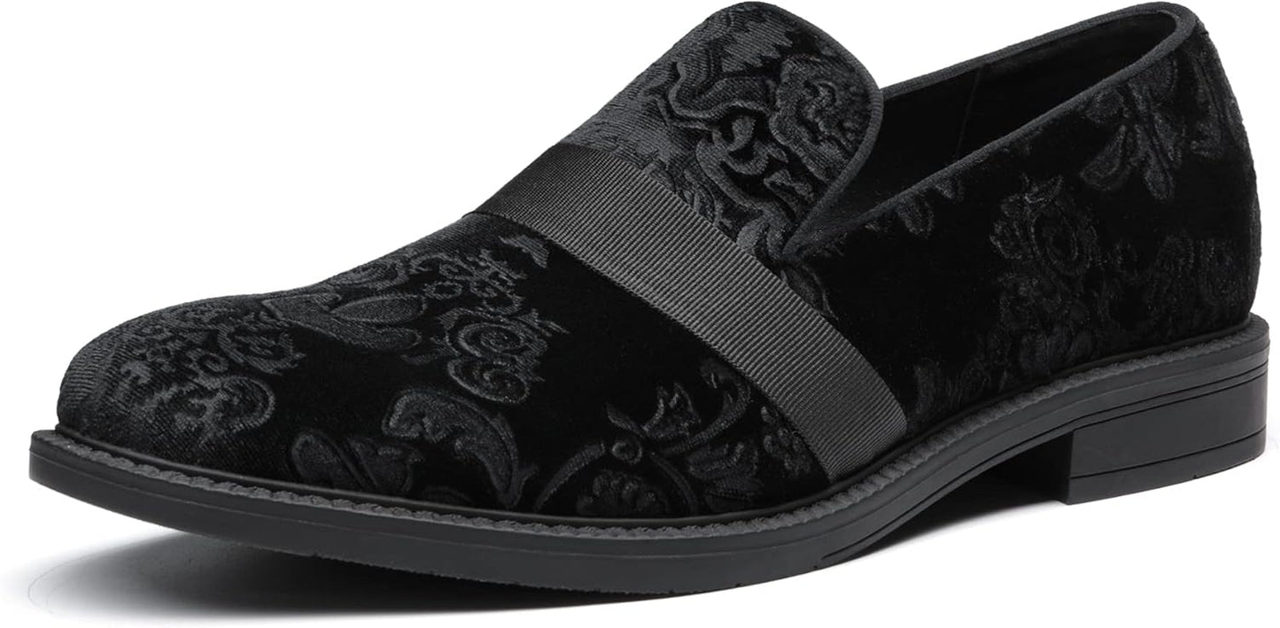 Bruno Marc Men's Dress Tuxedo Shoe Slip-on Classic Loafers
