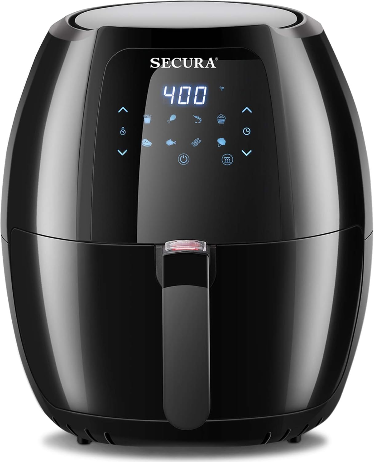 Secura Max 6.3Qt Air Fryer | 10-in-1 Digital Oven with Preheat & Shake