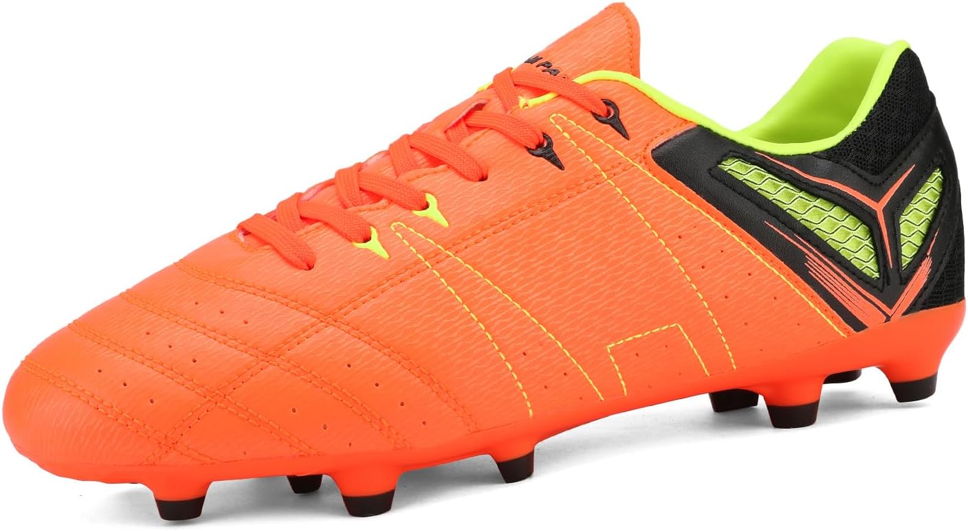 DREAM PAIRS Mens Sport Flexible Athletic Lace Up Outdoor Cleats