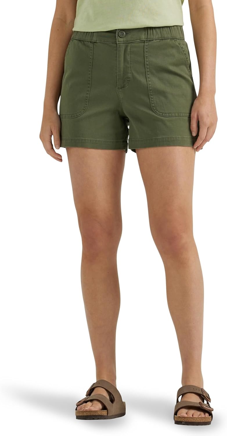 Lee Women's Ultra Lux Comfort Utility Short for Everyday Style