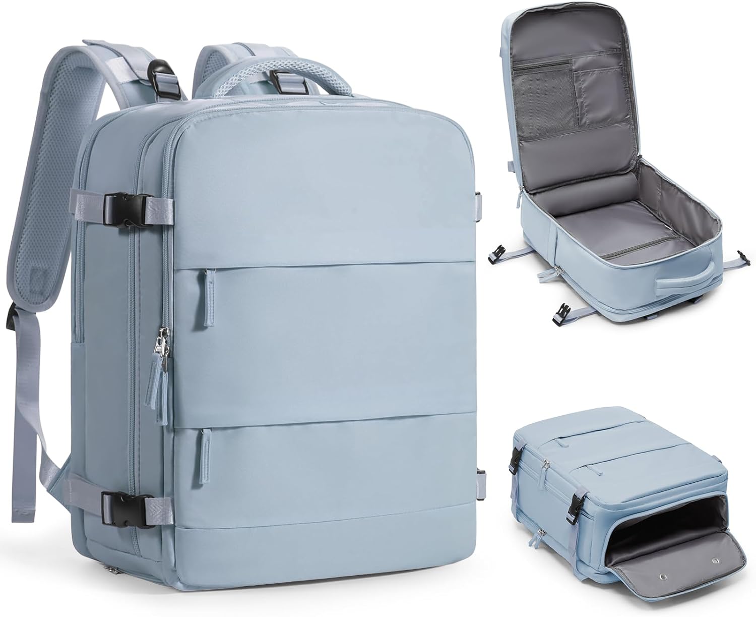 Large Travel Backpack for Airplanes - Carry on Approved Bag
