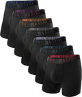 Bamboo Viscose Boxer Briefs for Men - Moisture Wicking Multipack