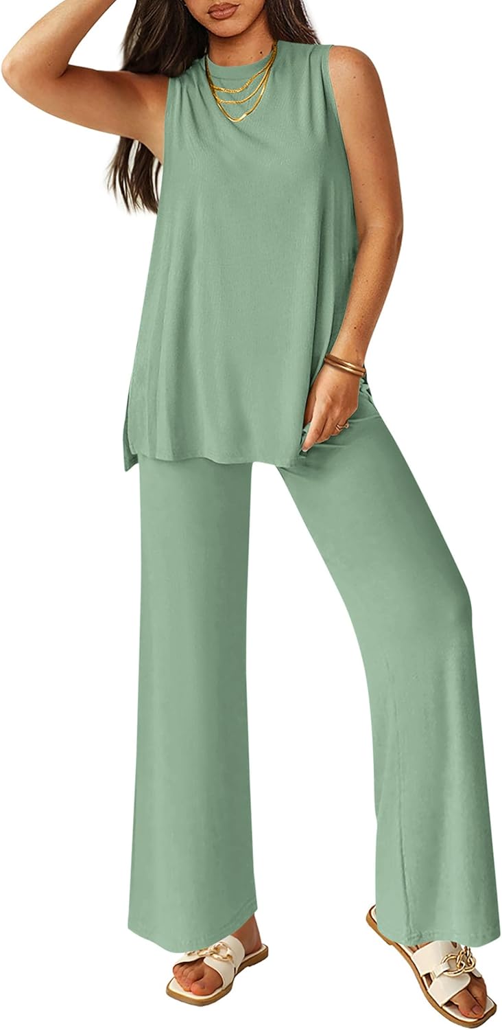 PRETTYGARDEN Women's 2 Piece Lounge Set for Summer Comfort
