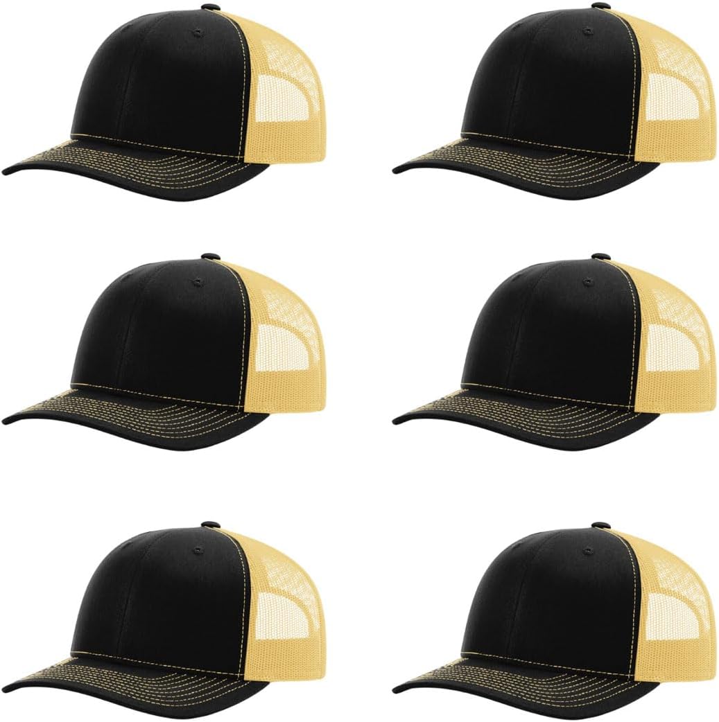 Richardson 112 Classic Six-Panel Adjustable Snapback Trucker Cap